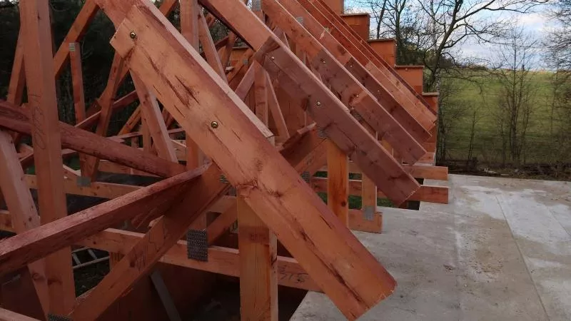 Vazníková střecha Štěnovice u Plzně